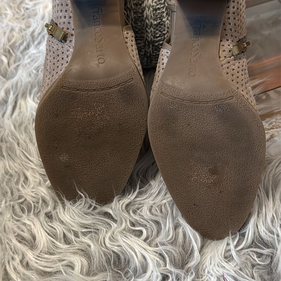 Franco Sarto Dakota Suede Ankle Bootie Tan 7.5 - Picture 12 of 12